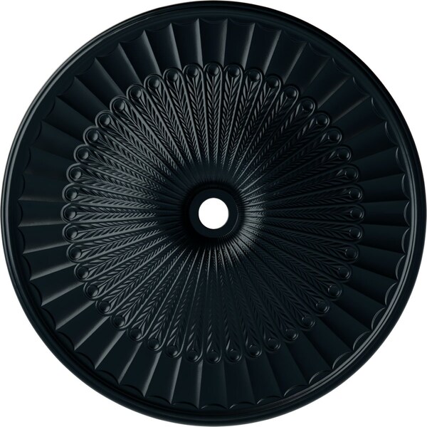 Ekena Millwork Galveston Ceiling Medallion (Fits Canopies up to 5 7/8"), 51"OD x 3 5/8"ID x 3 3/8"P, Night Shade CM51GLNSF - main